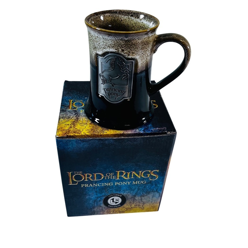 2019 Lord of the Rings Prancing Pony Mug Loot Crate Exclusive Boxed LOTR